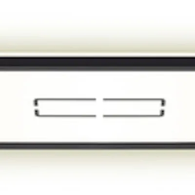 Productafbeelding van Briloner Slim LED paneel, zwart, 58 x 20 cm, met achtergrondverlichtingseffect