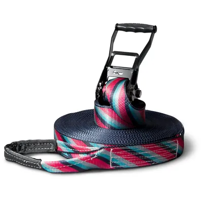 Produktbild von Slackline Set Lines, 35 Meter, inklusive Tragebeutel aus Leinen
