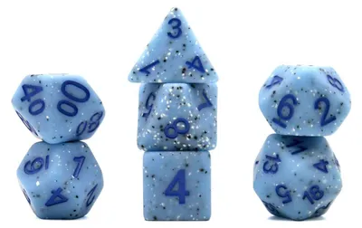 Produktbild von Würfelset Mehrfarbig: Granite Blue (7)