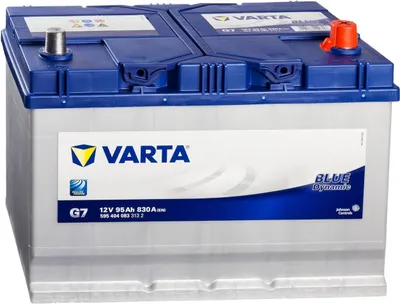 Productafbeelding van VARTA G7 Blue Dynamic 12V 95Ah 830A autobatterij, artikelnummer: 595 404 083
