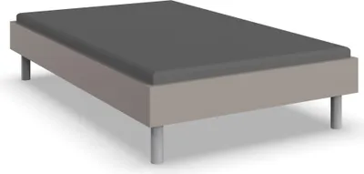 Produktbild von Bettgestell >Easy Beds Standard< Liegefläche 120x200cm, SAHARAGRAU - 129x38x210cm (BxHxT)