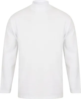 Image de Henbury - Haut Col roulé pour homme Manches longues PC5985 (M) (Blanc)