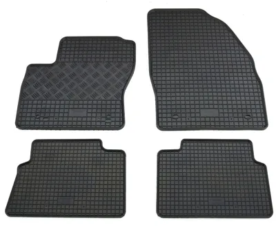 Gummifußmatten Set 4-teilig für Ford Kuga MK1 (5/2008-2/2013), schwarz