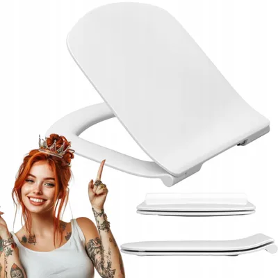 Produktbild von Hamberger Slim WC-Sitz für Roca Dama Senso, Soft-Close, Antibakteriell