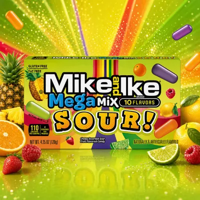 Immagine prodotto di Mike and Ike Mega Mix Acido 120 g