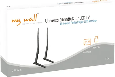 Obrázok produktu pre myWall HP36L, 177,8 cm (70"), 35 kg, 100 x 100 mm, 400 x 400 mm, Čierna