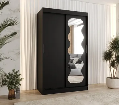 Obrázek produktu pro Šatní skříň 120 cm ROZANA - černá