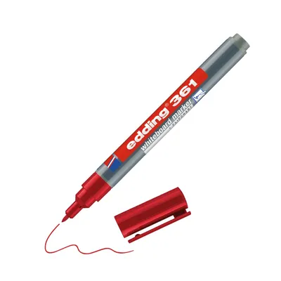 Obrázok produktu pre Edding 4-361002 361 Popisovač na tabuľu - plniteľný, 1 mm, červený