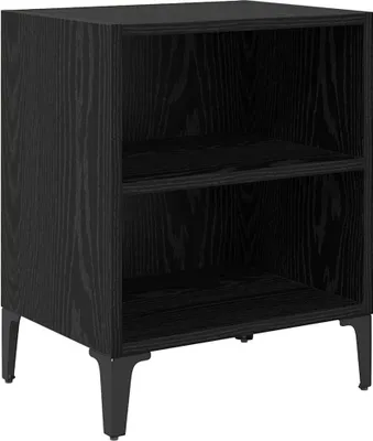 Image de Cabinet de chevet Chêne noir 40 x 30 x 50 cm Bois d'ingénierie