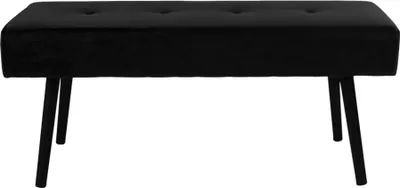 Obrázek produktu pro Sitzbank >Skiby< in Schwarz, Velour - 100x44x35cm (BxHxT)