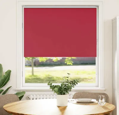 Produktbild von Maison Exclusive - Verdunkelungsrollo Rot 105x150cm Stoffbreite 100,7cm Polyester