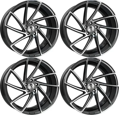 Produktbild von MB Design Felgen KV2 8.5Jx19 ET 33 5x112 Grau 4-KV28519335B-G4 kompatibel mit Audi A4 A5 A6 A7 Q2 Q3 S4 S5 TT TTS