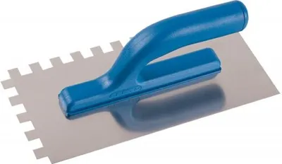 Produktbild von Glättkelle mit Zähnen 280x130e12-Nirosta FESTA