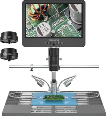 Obrázek produktu pro Digitální mikroskop, zvětšení 1500X - 3000X, trinokulární provedení, AD249SM-Plus (10 palců), 2000X