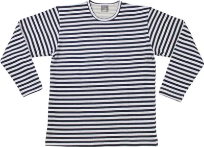Produktbild von MFH Russ. Marine Shirt, langarm, Winter, weiß-blau