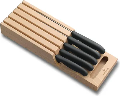 Obrázek produktu pro Organizér s 5 ks nožů Fibrox bukový