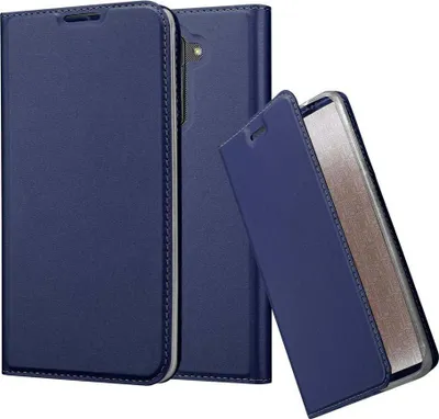 Produktbild von Cadorabo Handyhülle für LG STYLUS 2 Schutz Hülle in Blau Cover Etui Book Case Booklet