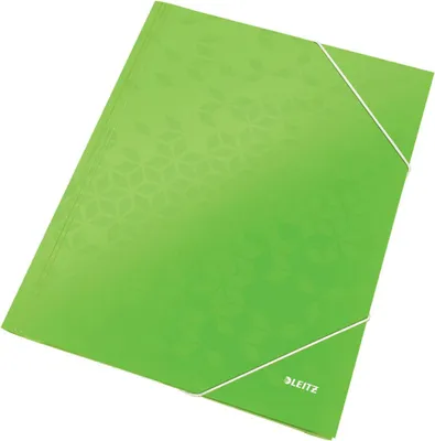 Immagine prodotto di LEITZ 3982-00-54 Cartella angolare LEITZ WOW, DIN A4, cartone, verde