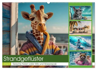 Produktbild von Strandgeflüster (Wandkalender 2027 DIN A2 quer), CALVENDO Monatskalender