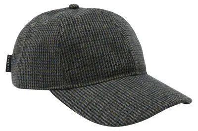 Produktbild von bugatti Cap With Classic Glen Check Pattern Dark Olive olivgrün