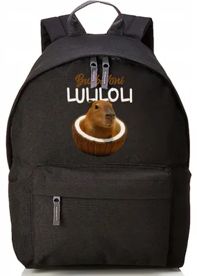Obrázek produktu pro Funandstyle BURBALONI LULILOLI Černý batoh s potiskem pro mládež