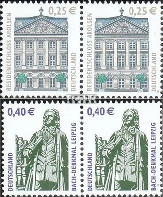 Produktbild von Briefmarken BRD (BR.Deutschland) 2004 Mi 2374wP-2375wP waagerechtes Paar (kompl.Ausg.) postfrisch Sehenswürdigkeiten
