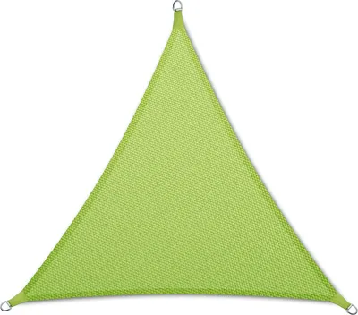 Produktbild von Wasserabweisendes Sonnensegel UV Schutz Testnote 1.4 viele Farben Hellgrün 3x3x3 m