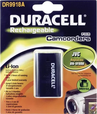 Produktbild von Duracell DR9918A, 750 mAh, 7,4 V, Lithium-Ion (Li-Ion)