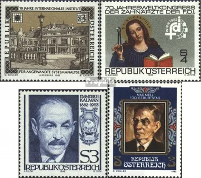Produktbild von Briefmarken Österreich 1982 Mi 1720,1721,1722,1723 (kompl.Ausg.) postfrisch Sondermarken