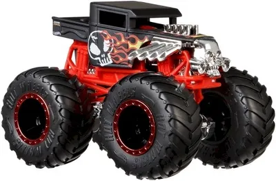 Obrázek produktu pro Mattel GJF00 – Hot Wheels – Monster Trucks – Odlitek z kovu, 1:64, Bone Shaker