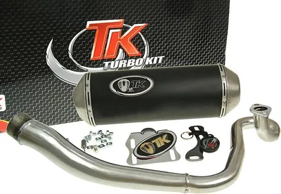 Obrázek produktu pro Výfukový systém TurboKit GMax 4T s homologací pro REX RS, Flex Tech Speedmax 1000 1100 Adly AirTec Znen Aurora GT Union Tempesta Strada Benero Adventure Thunder Bike Nova