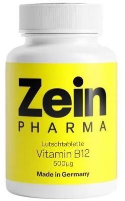 Produktbild von ZeinPharma B12 - 500µg Methycobalamin - 60 Lutschtabletten