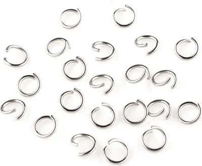 Produktbild von 50 Stück Edelstahl Biegeringe 4 mm