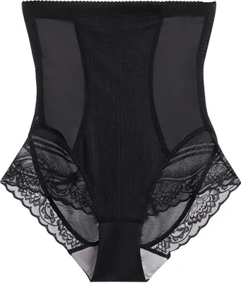 Produktbild von Damen Nahtlose Bauchweg-Höschen mit hoher Taille Shapewear Boyshorts Spitze Body Shaper unter dem Kleid Short