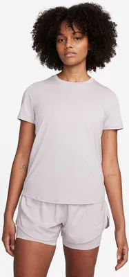 Produktbild von Nike W Nk One Classic Df Ss Top Platinum Violet/Black Platinum Violet/Black L