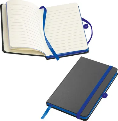 Produktbild von Notizbuch / DIN A6 / 160 S. / liniert / PolyurethanHardcover / Farbe: blau