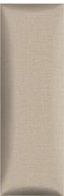 Obrázek produktu pro Nástěnné panely 3D 30 x 90 cm čalouněné - pro velmi snadnou montáž, z velurové tkaniny, s měkkou výplní, barva béžová