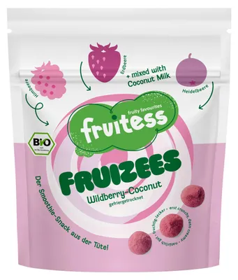 Produktbild von FRUITESS FRUIZEES Wildberry-Coconut, 20g