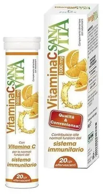 Image de SANAVITA : Vitamine C, 20 comprimés effervescents