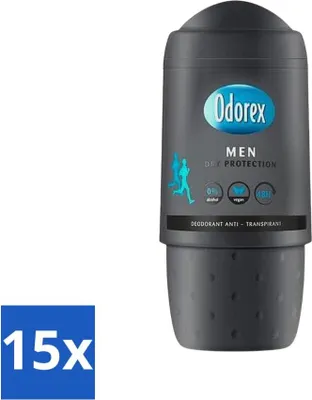 Zdjęcie produktu dla Odorex dezodorant w kulce dla mężczyzn sucha ochrona 50 ml - opakowanie wartościowe - 15 sztuk