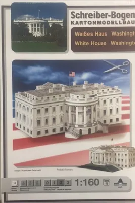 Produktbild von Schreiber-Bogen Kartonmodellbau Weißes Haus Washington N