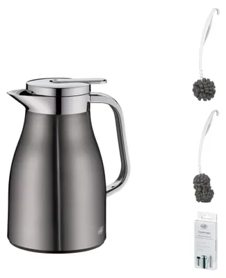 Produktbild von alfi SKYLINE Isolierkanne – Vorteilsset mit Reinigungsbürste CLEAN FIX 30 cm