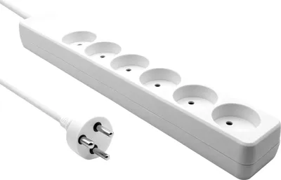 Produktbild von Microconnect MC-GRU0603DKW, 3 m, Drinnen, Typ K, Typ K, Gerade, Weiß