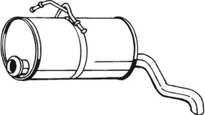 Produktbild von Bosal Endschalldämpfer 135-001
