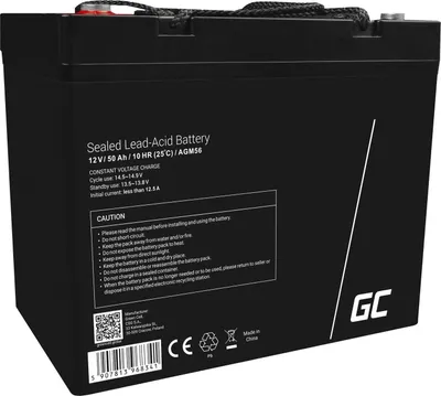 Zdjęcie produktu dla Bezobsługowy akumulator AGM 12V 50Ah