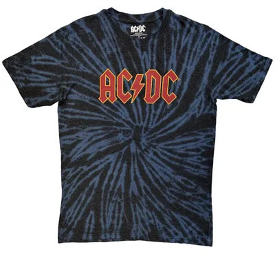 Produktbild von AC/DC Logo Wash Dip-Dye On Black L T-Shirt