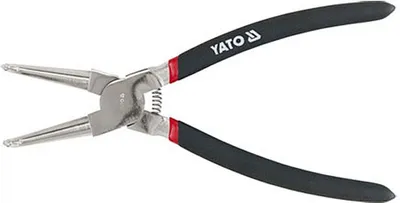Zdjęcie produktu dla Yato YT-2143, Szczypce wygięte, Stal chromowo-wanadowa, PCW, Czarny, 150 mm