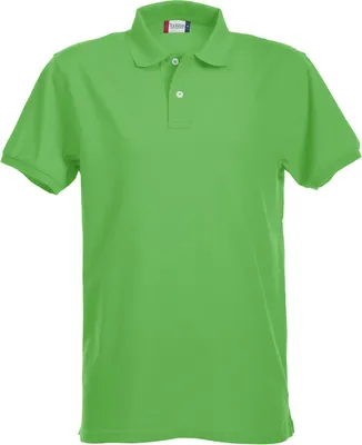 Produktbild von Premium Stretch Polohemd für Herren und Damen, vorgeschrumpft, mit Perlmuttknöpfen
