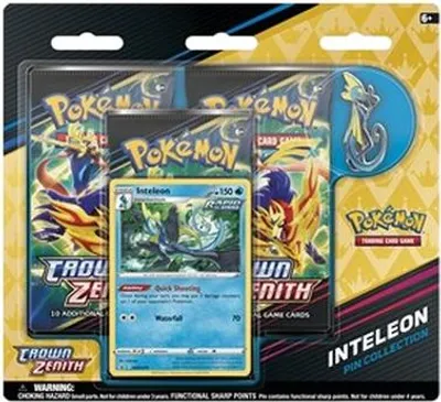 Immagine prodotto di Pokemon Crown Zenith: Inteleon Pin Collection 3-Pack Blister