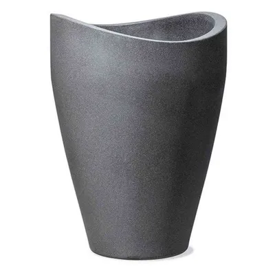Image de Scheurich 254/40 Vase haut noir granit - 30 cm x 30 cm x 40 cm ; 54265